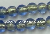 CLG832 15.5 inches 8mm round lampwork glass beads wholesale