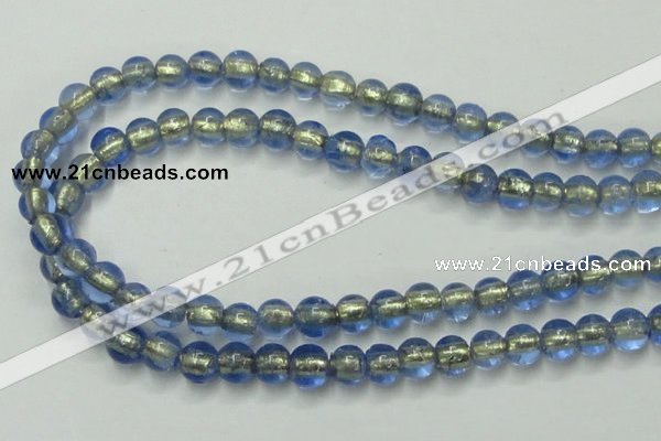 CLG832 15.5 inches 8mm round lampwork glass beads wholesale