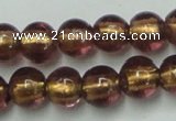 CLG835 15.5 inches 8mm round lampwork glass beads wholesale