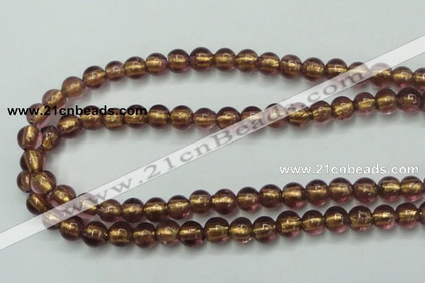 CLG835 15.5 inches 8mm round lampwork glass beads wholesale