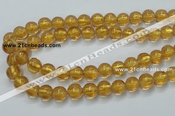 CLG842 15.5 inches 12mm round lampwork glass beads wholesale