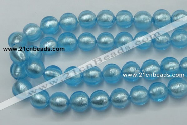 CLG847 15.5 inches 18mm round lampwork glass beads wholesale