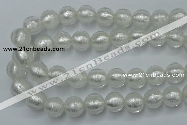 CLG848 15.5 inches 18mm round lampwork glass beads wholesale