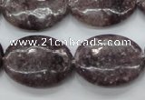 CLI30 15.5 inches 18*25mm oval lilac jasper beads wholesale