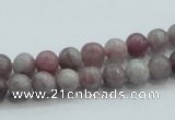 CLI51 15.5 inches 6mm round natural lilac jasper beads wholesale