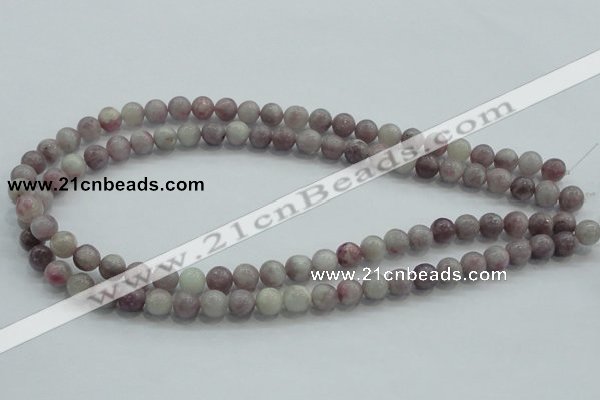 CLI52 15.5 inches 8mm round natural lilac jasper beads wholesale