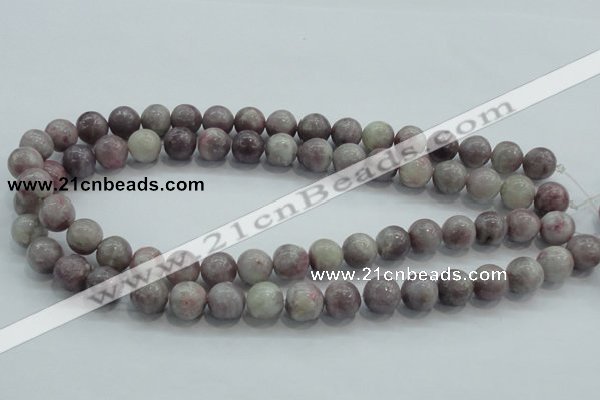 CLI54 15.5 inches 12mm round natural lilac jasper beads wholesale