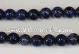 CLJ222 15.5 inches 8mm round dyed sesame jasper beads wholesale