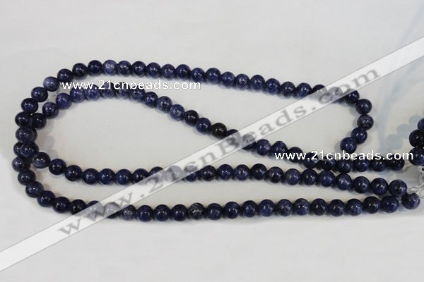 CLJ222 15.5 inches 8mm round dyed sesame jasper beads wholesale