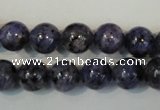 CLJ233 15.5 inches 10mm round dyed sesame jasper beads wholesale