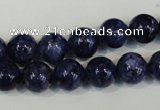 CLJ234 15.5 inches 10mm round dyed sesame jasper beads wholesale