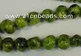 CLJ240 15.5 inches 10mm nuggets dyed sesame jasper beads wholesale