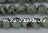 CLJ402 15.5 inches 8mm round sesame jasper beads wholesale