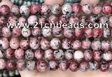 CLJ506 15.5 inches 4mm,6mm,8mm,10mm & 12mm round sesame jasper beads