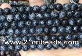 CLJ522 15.5 inches 4mm,6mm,8mm,10mm & 12mm round sesame jasper beads