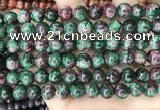 CLJ528 15.5 inches 4mm,6mm,8mm,10mm & 12mm round sesame jasper beads