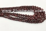 CLJ615 6mm - 14mm round sesame jasper graduated beads