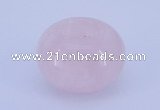 CLO01 19*30mm rondelle loose rose quartz gemstone beads wholesale