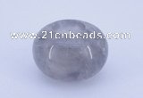 CLO02 19*30mm rondelle loose cloudy quartz gemstone beads wholesale