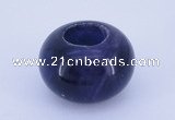 CLO03 19*30mm rondelle loose amethyst gemstone beads wholesale