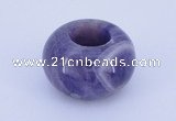 CLO04 19*30mm rondelle loose dogtooth amethyst gemstone beads wholesale