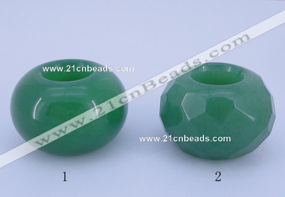 CLO22 19*30mm rondelle loose green aventurine gemstone beads wholesale