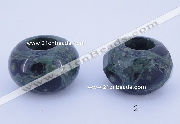 CLO24 19*30mm rondelle loose kambaba jasper gemstone beads wholesale