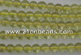 CLQ151 15.5 inches 6mm round natural lemon quartz beads wholesale