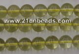 CLQ153 15.5 inches 10mm round natural lemon quartz beads wholesale