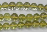 CLQ201 15.5 inches 6mm round natural lemon quartz beads wholesale