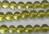 CLQ203 15.5 inches 10mm round natural lemon quartz beads wholesale