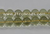 CLQ51 15.5 inches 8mm round natural lemon quartz beads wholesale