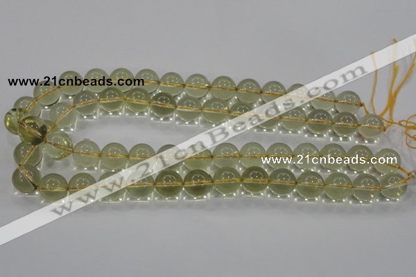 CLQ52 15.5 inches 10mm round natural lemon quartz beads wholesale