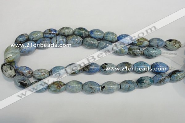 CLR206 15.5 inches 13*18mm rice larimar gemstone beads