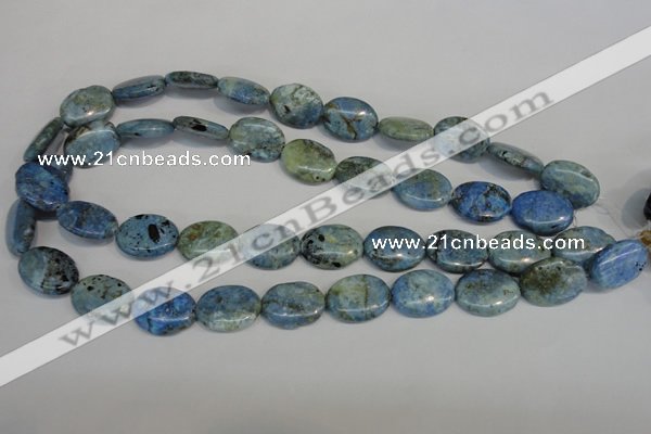 CLR215 15.5 inches 15*20mm oval larimar gemstone beads