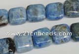 CLR218 15.5 inches 12*12mm square larimar gemstone beads