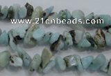 CLR30 15.5 inches natural larimar gemstone chip beads wholesale