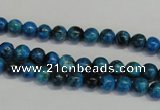 CLR300 15.5 inches 4mm round dyed larimar gemstone beads