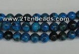 CLR301 15.5 inches 6mm round dyed larimar gemstone beads