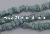 CLR31 15.5 inches natural larimar gemstone chip beads wholesale