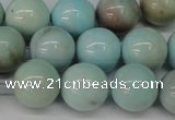 CLR354 15.5 inches 12mm round dyed larimar gemstone beads