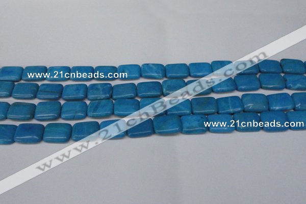 CLR440 15.5 inches 8*12mm rectangle dyed larimar gemstone beads