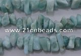 CLR45 15.5 inches 3*8mm – 4*10mm natural larimar chips beads