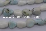 CLR50 15.5 inches 5*7mm – 10*12mm nuggets natural larimar beads