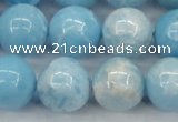 CLR605 15.5 inches 14mm round imitation larimar beads wholesale