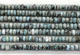 CLR627 15.5 inches 5*8mm rondelle larimar gemstone beads