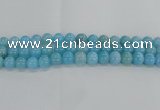 CLR73 15.5 inches 12mm round imitation larimar beads wholesale