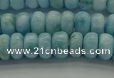 CLR79 15.5 inches 4*7mm rondelle natural larimar gemstone beads