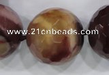 CLS07 15.5 inches 30mm faceted round large mookaite gemstone beads