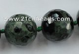 CLS107 15.5 inches 25mm faceted round kambaba jasper beads